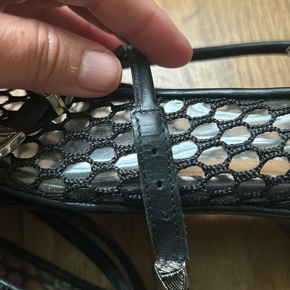 TOGA PULLA Black mesh ballerina flats size 6.5 - Picture 11 of 14